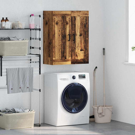 Vidaxl wandkast oud hout 69,5 x 34 x 90 cm bewerkt hout
