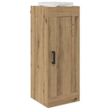 Vidaxl wandkast artisan eiken 34,5 x 34 x 90 cm bewerkt hout