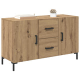 Vidaxl dressoir artisan eiken 100 x 36 x 60 cm bewerkt hout