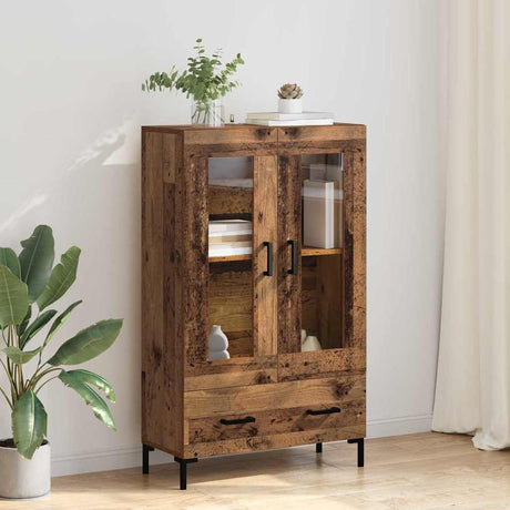 Vidaxl highboard oud hout 69,5 x 31 x 115 cm bewerkt hout