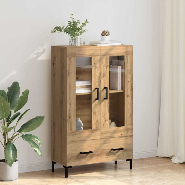 Vidaxl highboard artisan eiken 69,5 x 31 x 115 cm bewerkt hout