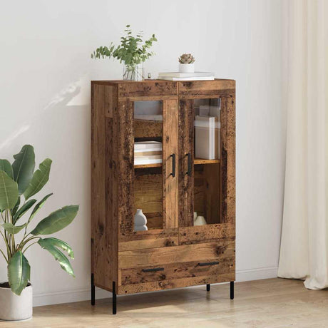 Vidaxl highboard corona oud hout 69,5 x 31 x 115 cm bewerkt hout