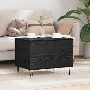 Vidaxl salontafel zwart eiken 60 x 44,5 x 45 cm bewerkt hout