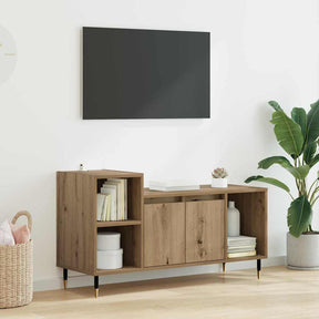 Vidaxl tv-kast 100 x 35 x 55 cm artisan eiken bewerkt hout