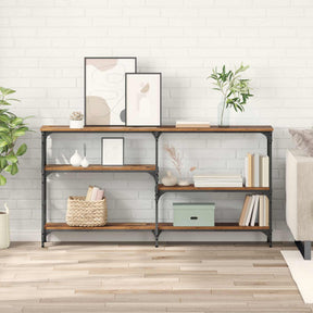 Vidaxl wandtafel oudhout 150 x 29 x 76,5 cm bewerkt hout