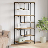 Vidaxl boekenkast 6-laags 81 x 36 x 176 cm bewerkt hout
