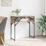 Vidaxl consoletafel artisan eiken bewerkt hout 75x30x75cm
