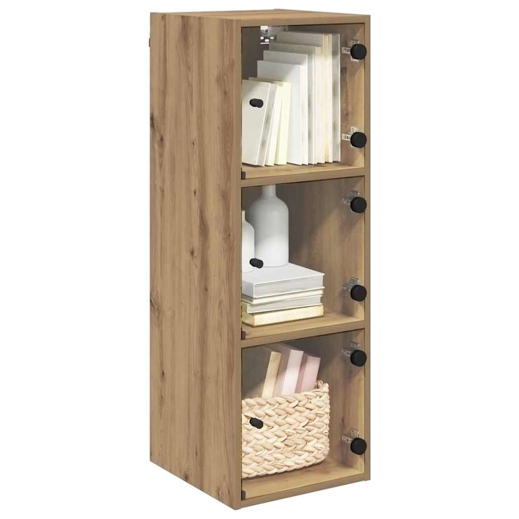 Vidaxl wandkast 35 x 37 x 102 cm bewerkt hout artisan eiken