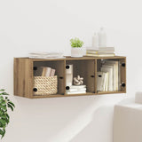 Vidaxl wandkast 102 x 37 x 35 cm bewerkt hout artisan eiken