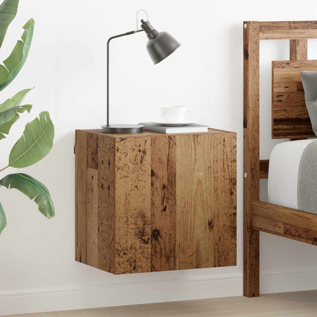 Vidaxl tv wandkast 40,5x30x40cm oud hout bewerkt hout