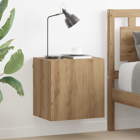 Vidaxl tv wandkast 40,5x30x40cm artisan eiken bewerkt hout