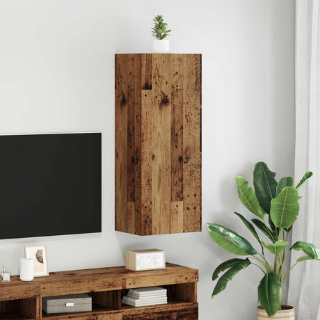 Vidaxl tv wandkast 40,5 x 30 x 102 cm oud hout bewerkt hout