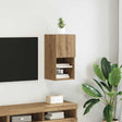 Vidaxl wandgemonteerd tv-meubel 30,5 x 30 x 60 cm artisan eiken