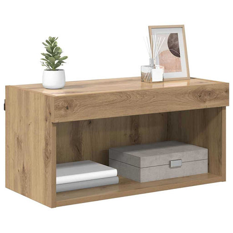 Vidaxl tv-meubelset 60 x 30 x 30 cm artisan eiken bewerkt hout