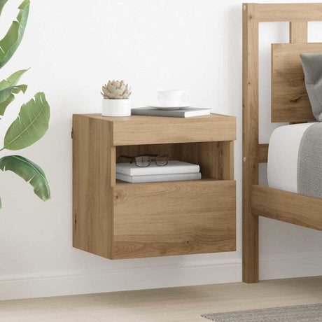 Vidaxl tv wandkast 40 x 30 x 40 cm artisan eiken bewerkt hout