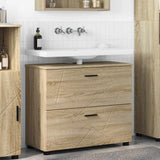 Vidaxl badkamer kast sonoma eiken 76,5 x 35 x 64 cm