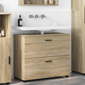 Vidaxl badkamer kast sonoma eiken 76,5 x 35 x 64 cm
