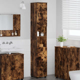 Vidaxl badkamer kast gerookt eiken 30 x 35 x 192 cm