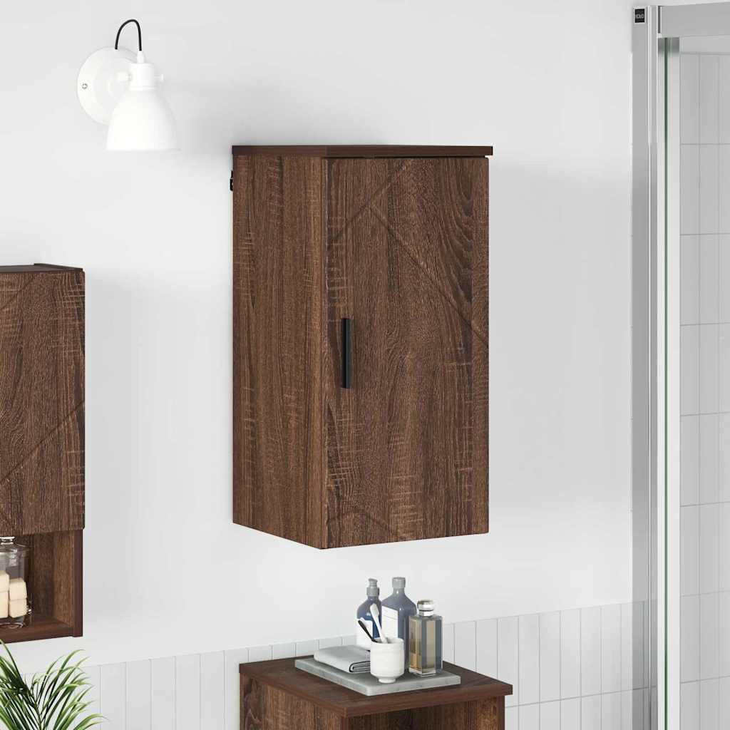 Vidaxl badkamer kast bruin eiken 30 x 31,5 x 61 cm