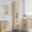 Vidaxl badkamer kast sonoma eiken 31,5 x 33 x 190 cm
