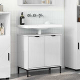 Vidaxl badkamertenk te kast hoogglans wit 60,5 x 33,5 x 61 cm