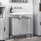 Vidaxl badkamertenk te kast grijs sonoma 60,5 x 33,5 x 61 cm