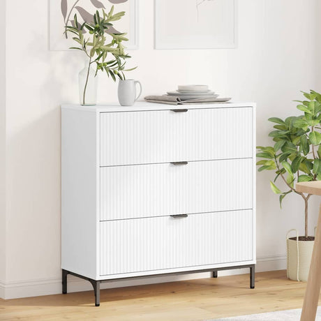 Vidaxl dressoir wit 79,5 x 33 x 82 cm bewerkt hout