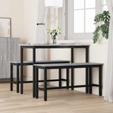 Vidaxl eetbank grijs sonoma 100 x 32,5 x 48,5 cm