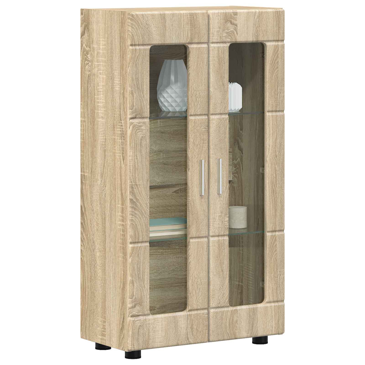Vidaxl dressoir florin 55,5 x 29 x 100 cm sonoma eiken bewerkt hout