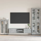 Vidaxl dressoir florin 55,5 x 29 x 100 cm beton grijs bewerkt hout