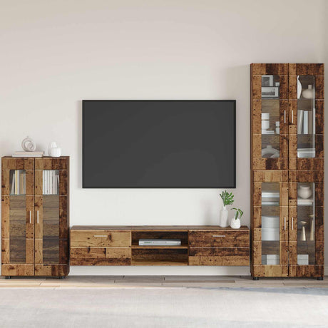 Vidaxl dressoir florin 55,5 x 29 x 100 cm oudhout bewerkt hout