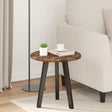 Vidaxl tafelblad ø 40 x 1,5 cm rond bewerkt hout gerookt eiken