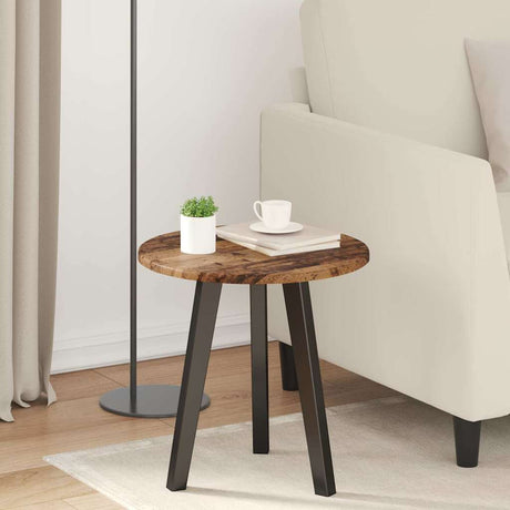 Vidaxl tafelblad ø 40 x 1,5 cm rond bewerkt hout oud hout