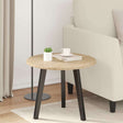 Vidaxl tafelblad ø 50 x 1,5 cm rond bewerkt hout sonoma eiken