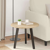 Vidaxl tafelblad ø 50 x 1,5 cm rond bewerkt hout sonoma eiken