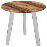 Vidaxl tafelblad ø 50 x 1,5 cm rond bewerkt hout oud hout