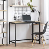 Vidaxl tafel sonoma eiken 80 x 50 x 76,5 cm engineered hout en staal