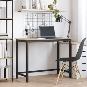 Vidaxl tafel sonoma eiken 80 x 50 x 76,5 cm engineered hout en staal