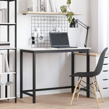 Vidaxl tafel wit 100 x 50 x 77 cm engineered hout en staal