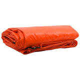 Vidaxl zeil 650g m² oranje 3 x 3 m canvas met pvc-coating