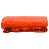Vidaxl zeil 650g m² oranje 5 x 5 m canvas met pvc-coating