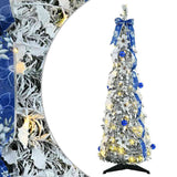 Vidaxl kunstkerstboom met 50 led met standaard wit 120 cm pvc