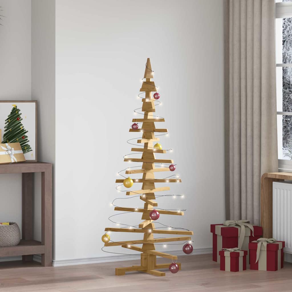 Vidaxl houten kerstboom kotka massief grenenhout