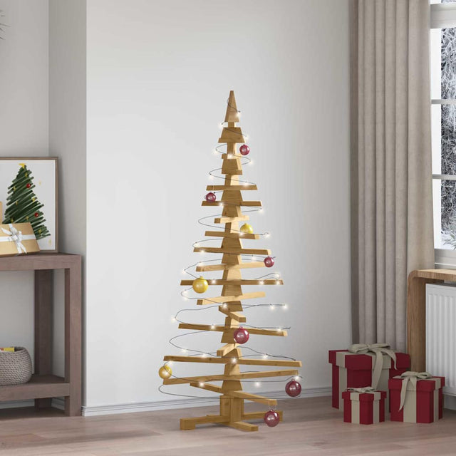 Vidaxl houten kerstboom kotka massief grenenhout