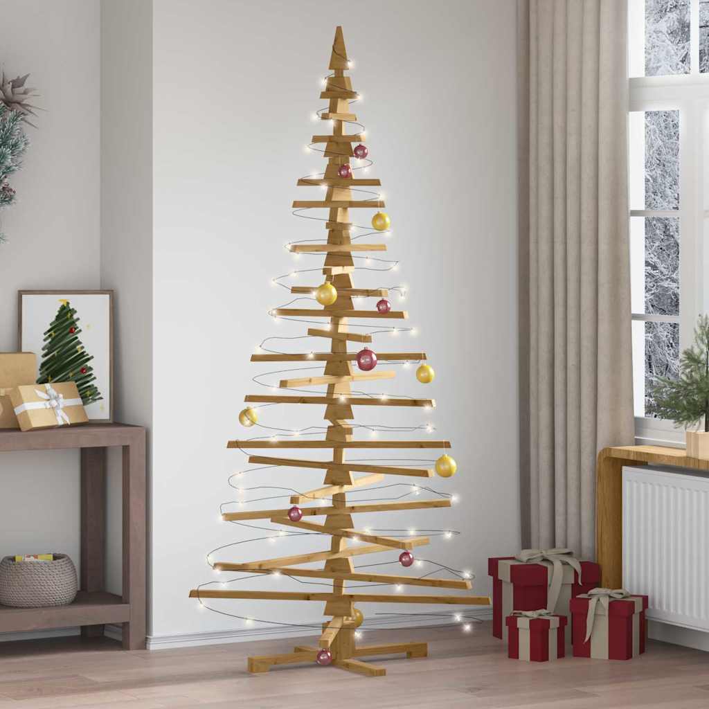 Vidaxl houten kerstboom kotka massief grenenhout