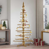 Vidaxl houten kerstboom kotka massief grenenhout