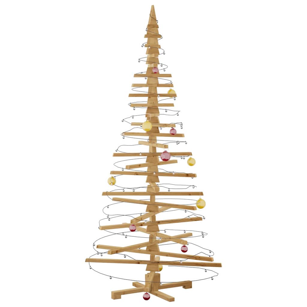 Vidaxl houten kerstboom kotka massief grenenhout