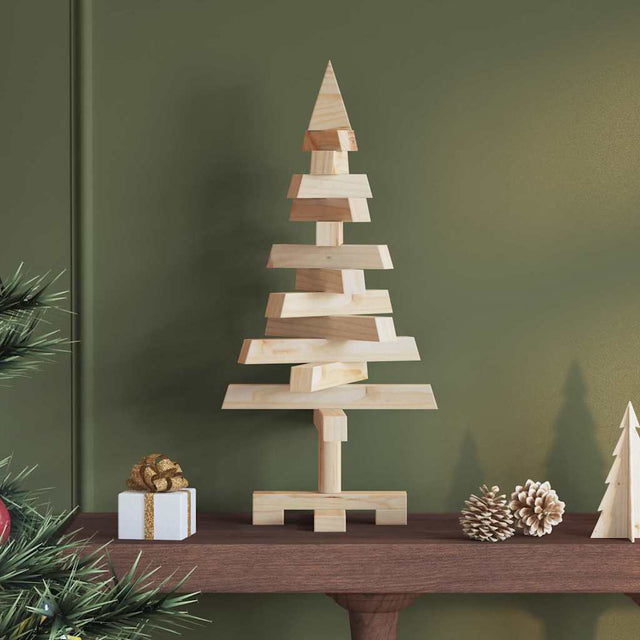 Vidaxl kerstbomen kotka 60 cm massief grenenhout naturel