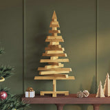Vidaxl kerstbomen met standaard bruin 90 cm massief grenenhout