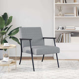 Vidaxl fauteuil lichtgrijs 59 x 75 x 78 cm stof
